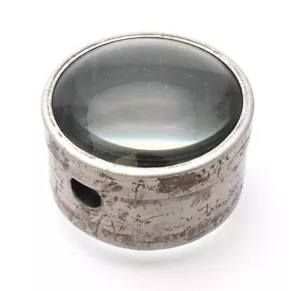 Antique Magic Lantern Condenser Lens in Brass Mount - 110mm Diameter - UK Dealer - Picture 1 of 5