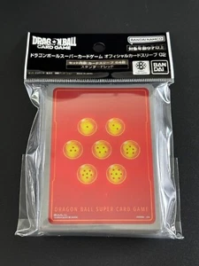 Dragon Ball Super CCG Fusion World Official Card Sleeve  standard red - Picture 1 of 1