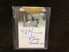 TWILIGHT ZONE CLORIS LEACHMAN AND BILL MUMY AUTOGRAPHED CARD