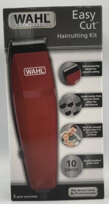 WAHL Easy Cut Haircutting Kit With 10 Pieces  Finely Ground Sharp Precision New - Image 1 of 4