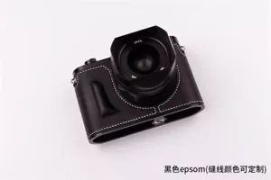 Handmade Half Case For Leica Q2 Grip Genuine Leather Camera Cover Kontice Custom - Picture 1 of 9