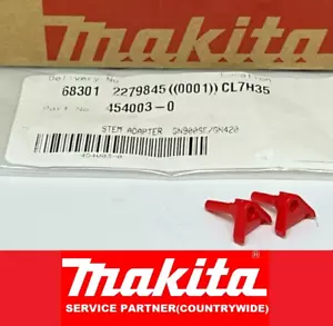 2X Genuine Makita Stem Adapter 454003-0 Fits Nailers GF600SE GN420CSE GN900SE - Picture 1 of 10