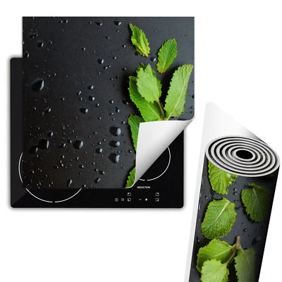 Piano Cottura Tappetino Arrotolabile per Induzione Copertura Nero Menta - Immagine 1 di 4