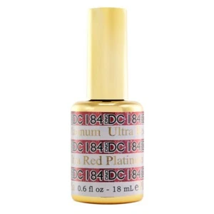 DND DC Platinum Gel Polish 184 Ultra Red 0.6 oz - Picture 1 of 2
