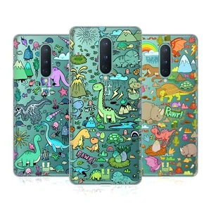 FUNDA HEAD CASE CON DIBUJO PREHISTÓRICO DE GEL SUAVE Y FONDO DE PANTALLA PARA AMAZON ASUS ONEPLUS - Imagen 1 de 10
