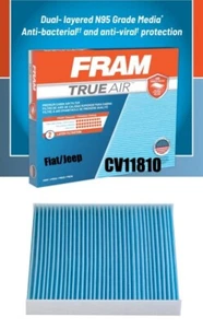 FRAM CV11810 TrueAir Cabin Air Filter for Select Jeep/Fiat 2014-2022 - Picture 1 of 5