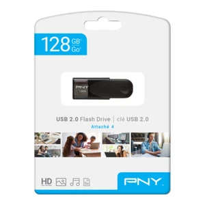 PNY 128GB USB 2.0 Flash Drive Attache 4 - BRAND NEW + FREE SHIPPING! - Picture 1 of 3