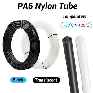 PA6 Nylon Tube Hard Tube Pneumatic Air Chemicals Fuel Oil Tubing Plastic Tube - Picture 1 of 9