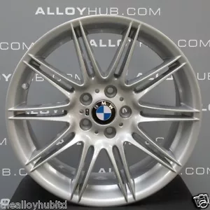 ORIGINAL BMW SERIE 3 19" PULGADAS MV4 E90 ESTILO 225M RUEDA DE ALEACIÓN DELANTERA DEPORTIVA X1 - Imagen 1 de 5