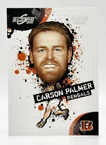 Puntuación 2010 jugadores de la NFL prueba de artista #8 Carson Palmer 18/32 Cincinnati Bengals - Imagen 1 de 2