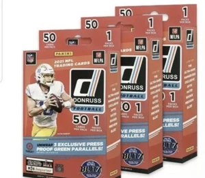2021 Donruss Football Hanger Box TARGET EXCLUSIVE (Lot of 3) Ship Now - Picture 1 of 1