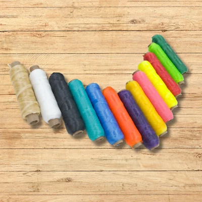 Artificial Sinew Thread 20 Yards Various Colors Craft Use Raw Materials - Image 1 of 2