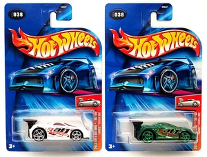 2004 - HOT WHEELS - FIRST EDITION - TOONED TOYOTA MR2 - LOT OF 2 VARIATIONS - Picture 1 of 7