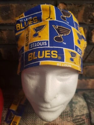 TAPAS EXFOLIANTES QUIRÚRGICAS HECHAS A MANO SAINT LOUIS BLUES     Foto 1 de 2