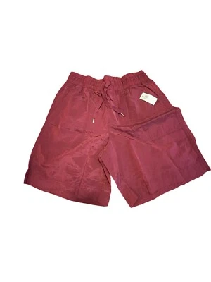 Bermudas de secado rápido rosa oscuro cintura alta azul marino antiguo talla pequeña Foto 1 de 4