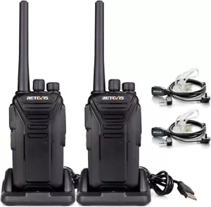 MURS Walkie Talkies Retevis RT27V VHF Two Way Radios With Earpiece for Hunting - Picture 1 of 10