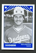 1983 TCMA Vero Beach DODGERS #14 STEVE BONCORE Carmichael CALIFORNIA