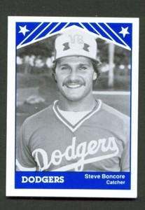 1983 TCMA Vero Beach DODGERS #14 STEVE BONCORE Carmichael CALIFORNIA