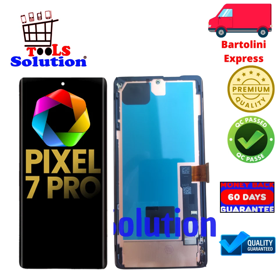 AFTERMARKET PER GOOGLE SCHERMO OLED PER GOOGLE PIXEL 7 PRO ALTISSIMA QUALITA' SCHERMO VETRO TOUCHSCREEN