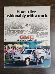 GMC S-15 1985 anuncio original de página completa de colección - Imagen 1 de 1