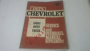 1975 Chevy Light Duty Truck vService and Overhaul Manual Supplement St 330-75 - Bild 1 von 4