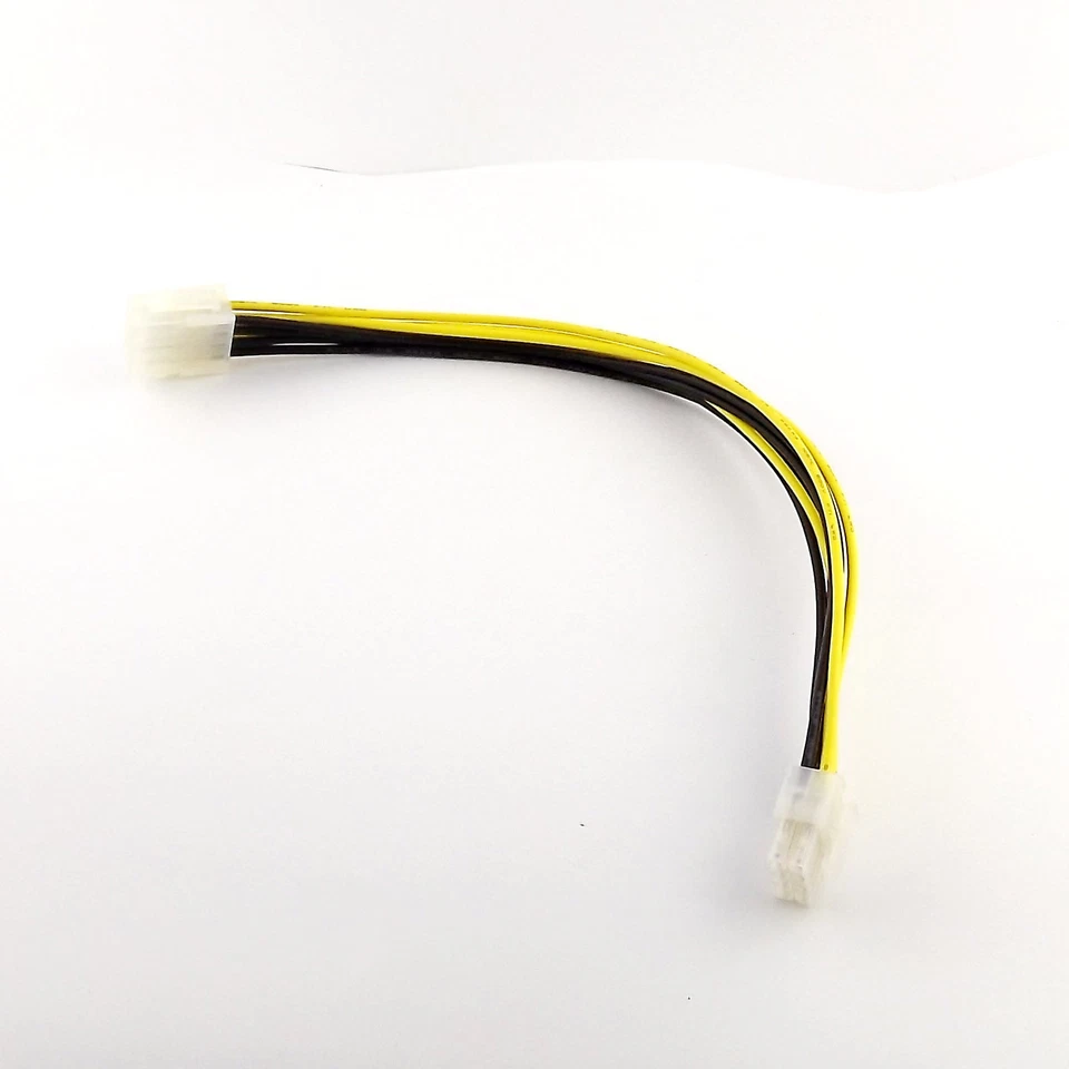 8 Pin 12V ATX EPS Power Extension Cable Male to Female Motherboard CPU 30cm 1ft - Image 1 of 1