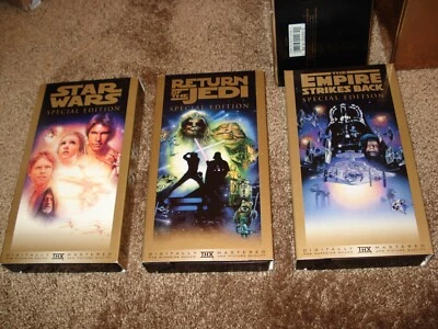 Star Wars Trilogy Special Edition 1997 VHS Box Set Vintage Collectible Works 8" - Image 1 of 4
