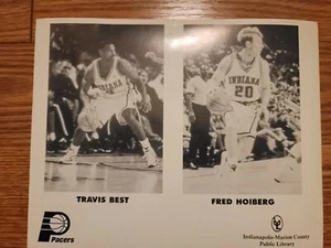 Travis Best & Fred Hoiberg foto originale emessa squadra Indiana Pacers promo 8x10 - Foto 1 di 1