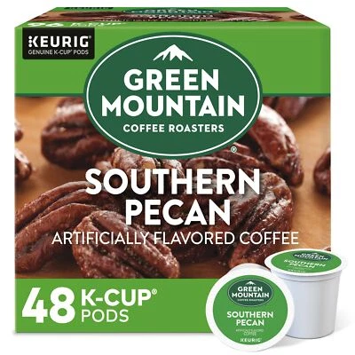 GREEN MOUNTAIN COFFEE ROASTERS Green Mountain Coffee Southern Pecan, Keurig K-Cup Pod, Light Roast, 48 Count