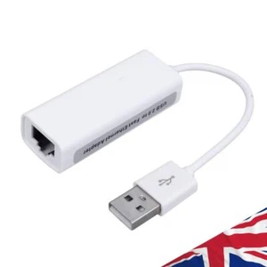 PC Internet USB 100Mbps Wired LAN Adapter USB2.0 Wired Card for Macbook Tablet - Picture 1 of 12