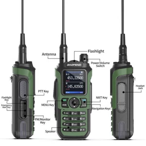 UV-21 Pro V2 Baofeng 50km Akumulator Walkie Talkie Dwukierunkowe radio szynkowe Nowe - Zdjęcie 1 z 11