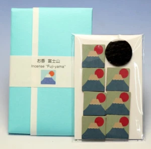 Japanischer Weihrauch gedruckt Mt. Fuji ( Inko ) - Ko Kunjyu Do Made in Japan - Bild 1 von 5
