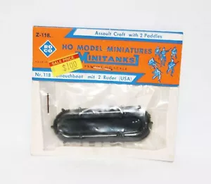 Minitanques vintage Roco 1:87 Z-118 embarcación de asalto bote pontón con 2 paletas Segunda Guerra Mundial - Imagen 1 de 2