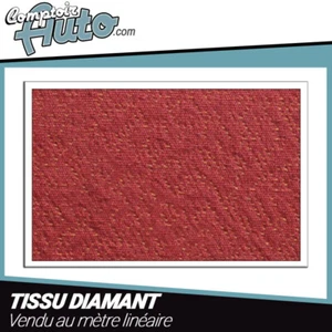 Tessuto Rosso Diamante per Copertura Citroen - Foto 1 di 2