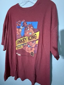 Red Donkey Kong/ Donkey Kong Jr Nes Classic Video Game T-Shirt Size 1x - Bild 1 von 4