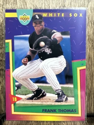 Upper Deck Fun Pack #202 1993 Frank Thomas Chicago White Sox Foto 1 de 4