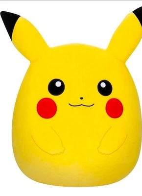 Squishmallows Pokemon 24" Pelúcia Pikachu Gigante Macia Costco Exclusiva Nova Com Etiqueta Jumbo - Imagem 1 de 2