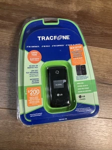 LG 420G TRACFONE LG420G BLACK FLIP CELL PHONE CAMERA BLUETOOTH TEXT - Picture 1 of 4