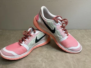 Nike Free 5.0 GS Laufschuhe Größe 6,5Y Lava Pink Pow 725114-100 - Bild 1 von 6