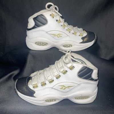 Reebok Iverson Question Mid Respect My Shine Sz. 6 - Image 1 of 4