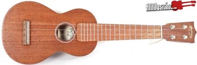 Martin S1 Soprano Ukulele Uke Mahogany Satin Natural w/ Gig Bag - Image 1 of 4