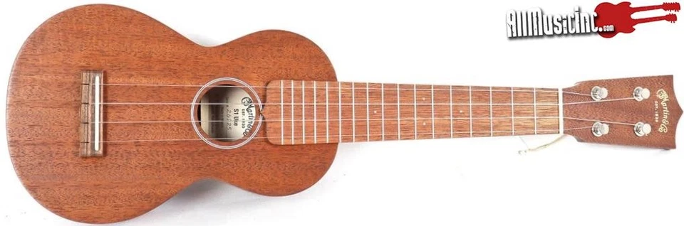 Martin S1 Soprano Ukulele Uke Mahogany Satin Natural w/ Gig Bag - Image 1 of 4