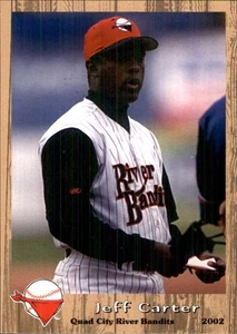 Jeff Carter 2002 Grandstand Quad City River Bandits RC FREE SHIP AutographDen - Picture 1 of 2