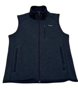Patagonia Better Sweater Vest Mens M Blue Fleece Full Zip Third Ave Finance Gorp - Picture 1 of 6
