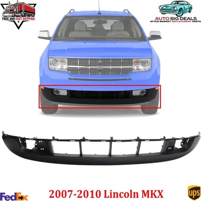 Front Lower Bumper Cover Primed w/ fog lamp holes For 2007-2010 Lincoln MKX Foto 1 de 4