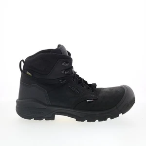Keen Independence 6" WP Boot Carbon Toe Made In USA Mens Black Work Boots 14 - Picture 1 of 4