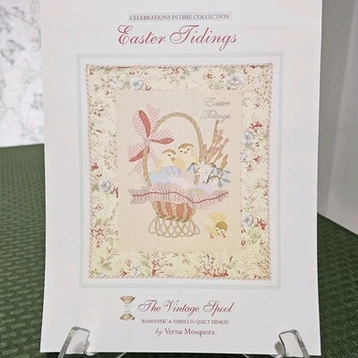 The Vintage Spool Quilt Pattern Easter Tidings Verna Mosquera Uncut HTF - Image 1 of 2