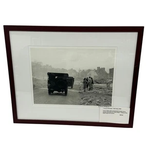 1944 Frankreich "Konvoi in der Normandie" Charles. R. Pearson WW2 WWII SIGNED Bild - Bild 1 von 9