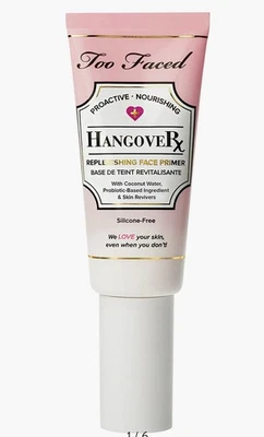 Восполняющий праймер для лица Too Faced Hangover Rx 0,16 унции 5 мл дорожный размер мини-размер - Изображение 1 из 3