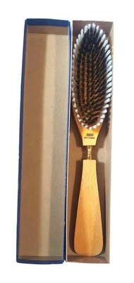 Vintage SWANK Shoe Horn Lint Brush Wooden IOB West Germany Dresser Accessory - image 1 of 4